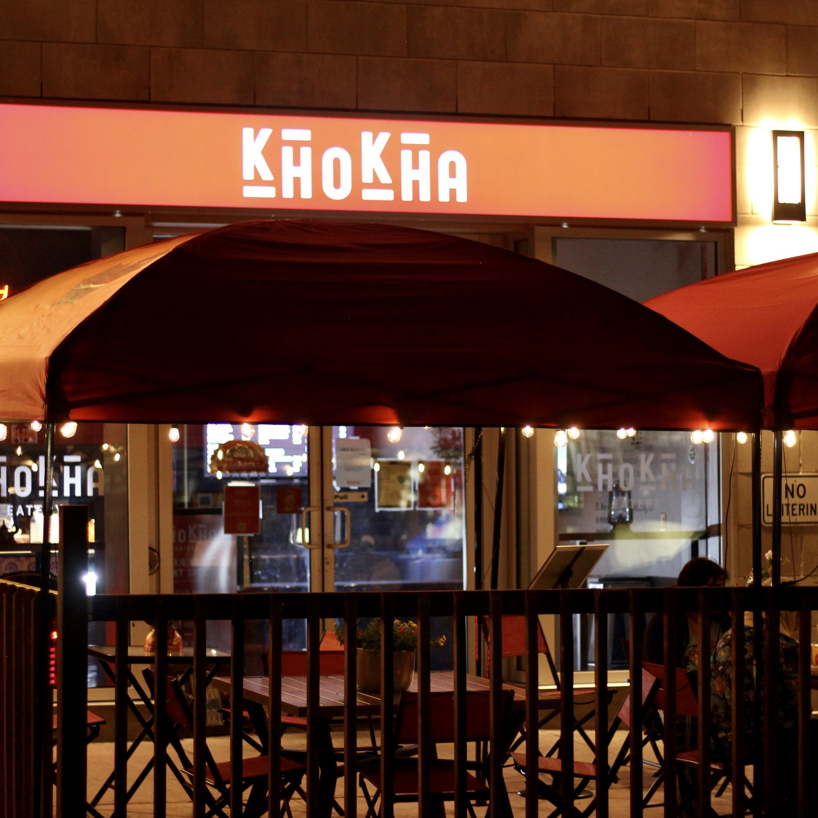 Khokha Eatery’s outdoor dining