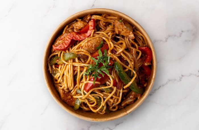 Hakka Noodles (Chicken or Veggie)